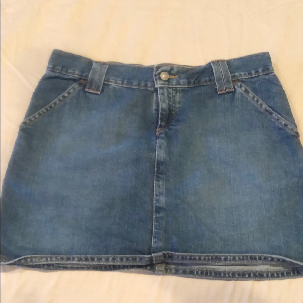 Old navy jean mini skirt